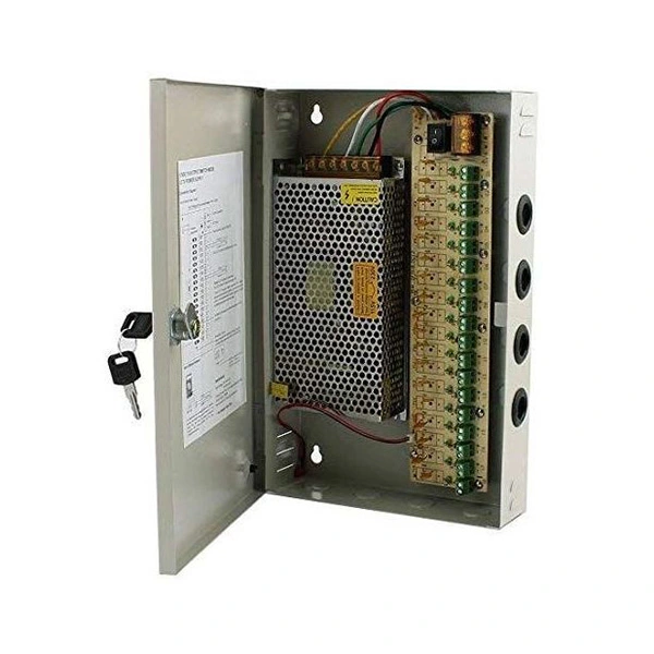 [CCTV] Bloc d'alimentation 18CH 12V/20A 18 Caméras CCTV Armoire