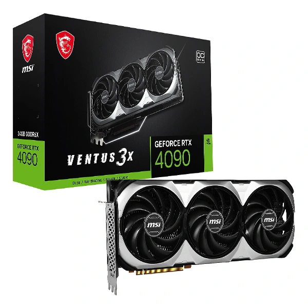 Carte Graphique MSI GeForce RTX™ 4090 VENTUS 3X 24G 912-V510-409
