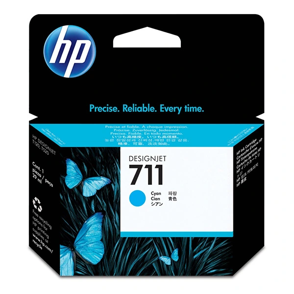 Cartouche d'encre HP 711 Cyan d'origine CZ130A