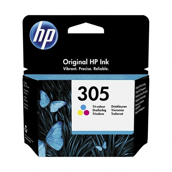 [WP-8668] Cartouche d'encre HP 305 couleurs d'origine 3YM60AE