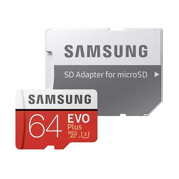 Carte mémoire Samsung Evo Plus -64GB - microSDXC Avec adaptateur