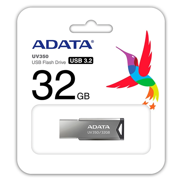 Clé USB ADATA UV350 - 32 Go - USB 3.2 - Noir