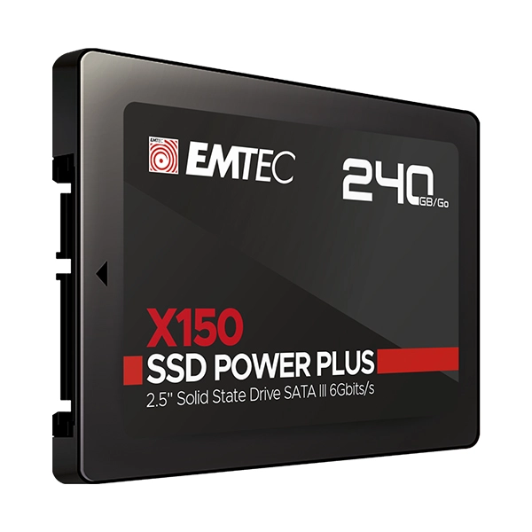 Disque Dur EMTEC SSD 2.5″ 240GB 3D NAND 6Gb/s