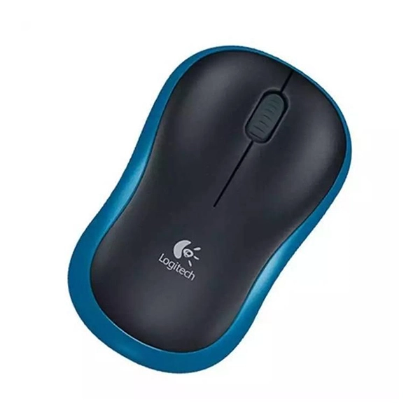 Souris Logitech M186 Ergonomique Sans Fil Optique USB 2.4GHz Bleu