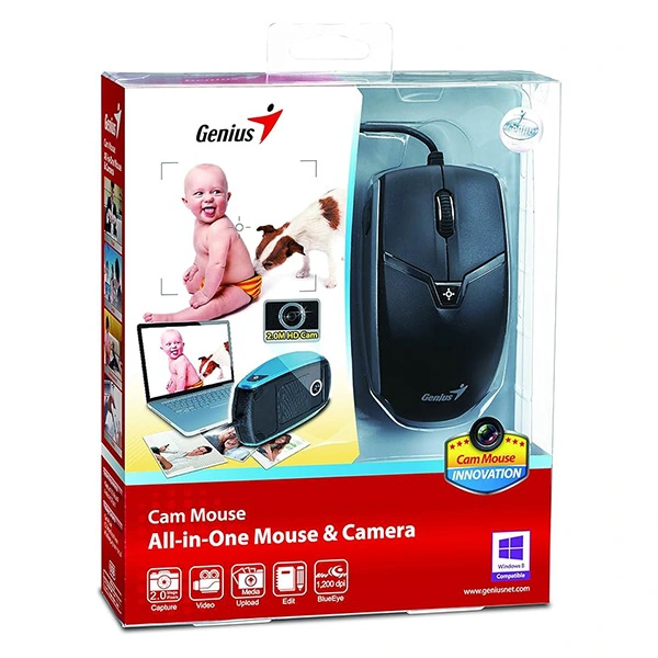 Souris Genius Cam avec caméra HD 2,0M 720P intégrée 31010169101