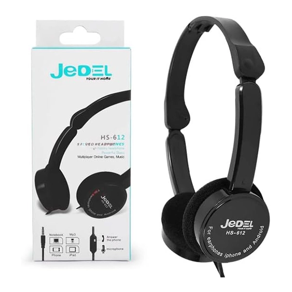 Casque Jedel pliable Stereo HS-612 avec microphone
