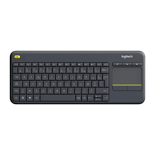 [WP-9830] Clavier sans fil Logitech avec pavé tactile intégré Wireless Touch Keyboard K400 Plus Noir AZERTY 920-007129