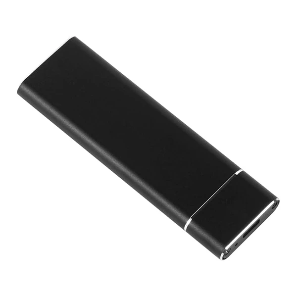 Boîtier Adaptateur USB 3.1 vers M.2 NGFF SSD - Enceinte pour Disque Dur avec Câble USB Type-C pour SSD SATA M.2 2230/2242/2260/2280 (Noir)