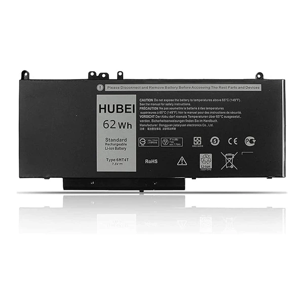 Batterie Pour Dell Latitude 14 E5470, E5570 et Precision 3510 - Li-ion 62Wh 7,6V