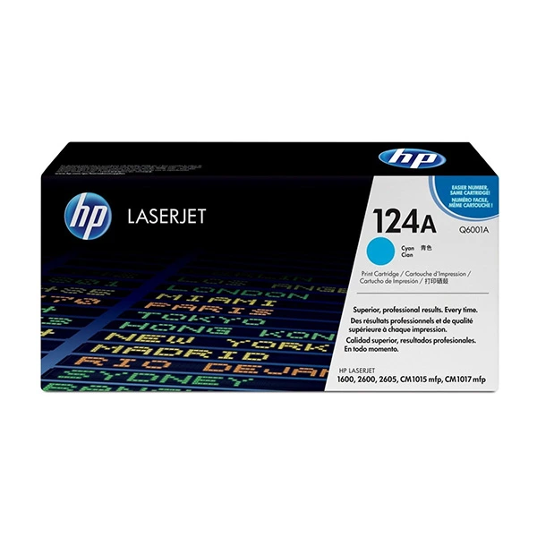 Toner Original HP 124A Cyan - (Q6001A)