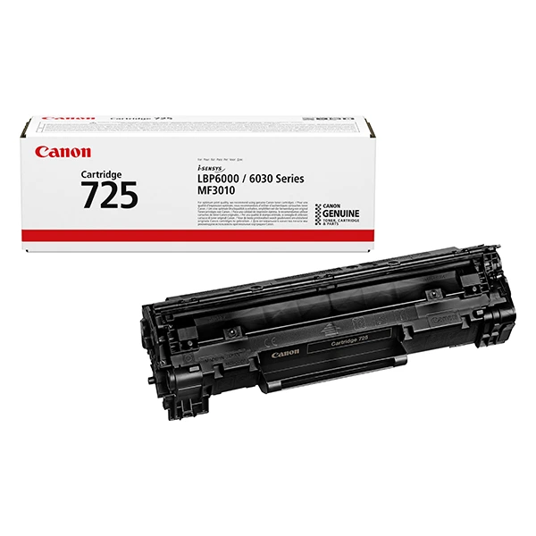 Toner Canon 725 Noir d'origine - 3484B002AA