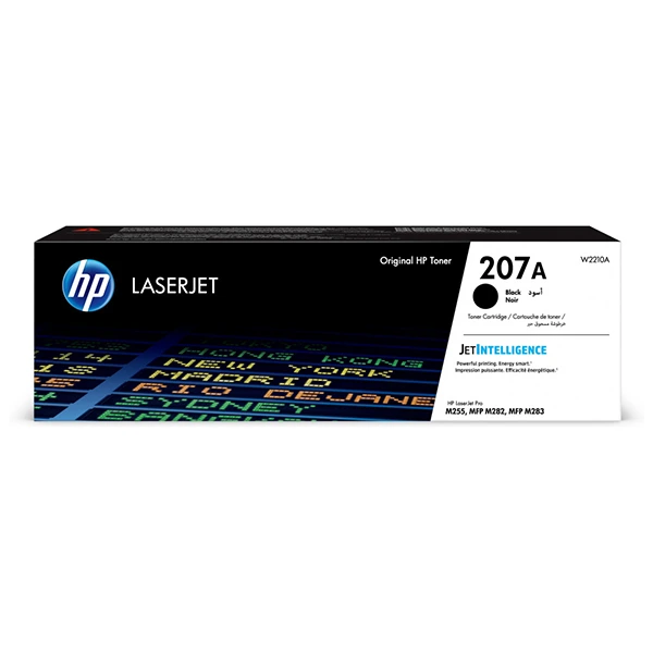 Toner HP 207A Noir d'origine - W2210A