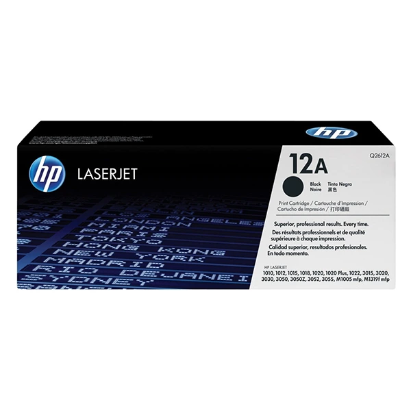 Toner HP 12A Noir d'origine - Q2612A