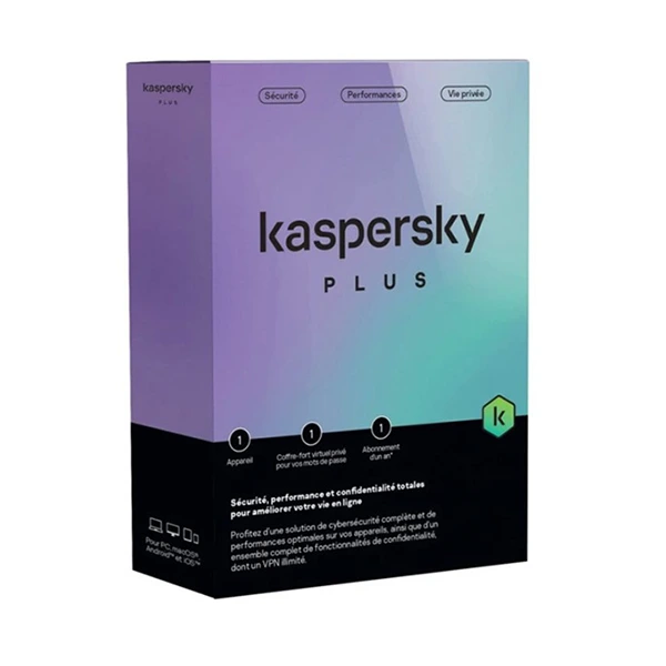 [KL10428BAFS-FFPMAG-] Kaspersky Plus (Internet Security) - 1 Poste / 1 an - KL10428BAFS-FFPMAG