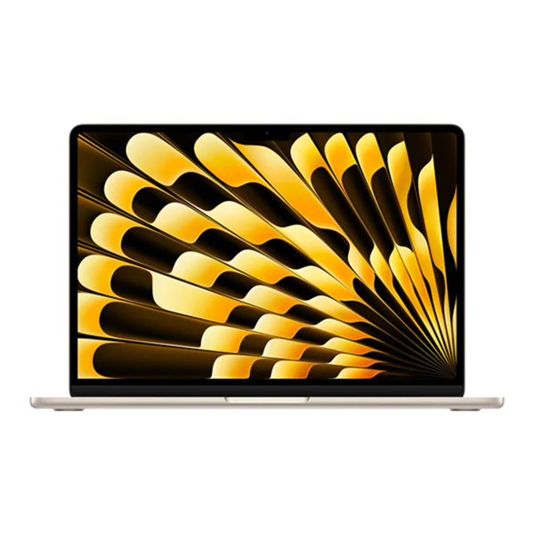 [MRXT3H/A] Apple MacBook Air 13.6" 2024 - Puce Apple M3 8 Cœurs CPU & 8 Cœurs GPU, 8 Go RAM, 256 Go SSD, Écran Liquid Retina, macOS 14 Sonoma - Starlight - MRXT3H/A