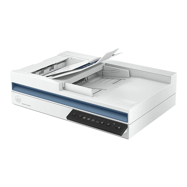 HP ScanJet Pro 2600 f1 - Scanner à Plat avec Chargeur Automatique, Recto-Verso, 1200 dpi, 25 ppm/50 ipm, USB 2.0, Capacité 60 Feuilles - 20G05A
