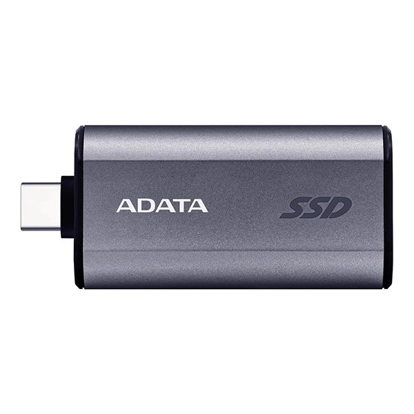 Disque Dur Portable SSD ADATA SC750 USB-C 2To - Vitesse de Lecture/Écriture 1050/1000 Mo/s, Compatible Mac, Windows, Android, Console de Jeu - SC750-2000G-CCBK