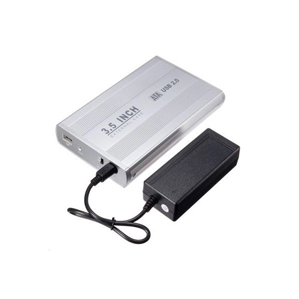 [3.5 Pouces HDD] Boîtier Externe 3.5" SATA en Aluminium, USB 3.0/2.0, Jusqu’à 5Gbps, Compatible Windows/Mac/Linux – Stockage HDD Haute Vitesse