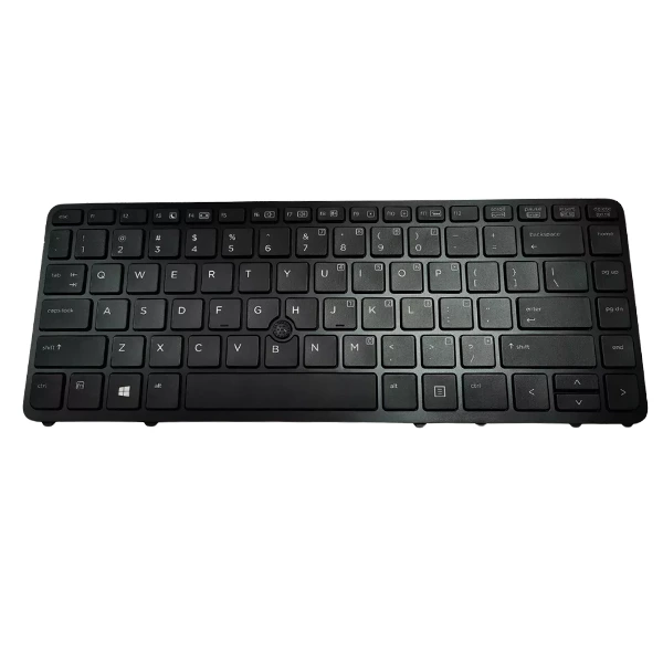 Clavier HP EliteBook 840 G1 / 850 G1 avec Cadre Rétroéclairé Original - QWERTY US (736654-001)