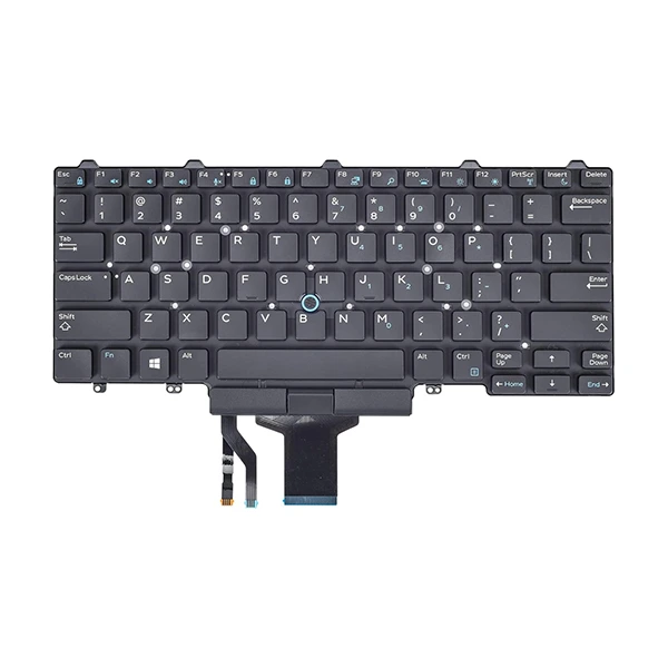 [NSK-LK0BC 04PTC5] Clavier Dell Latitude E5450/E5470 Rétroéclairé AZERTY - Modèle NSK-LK0BC 04PTC5 avec Fonctionnalités Multimédia