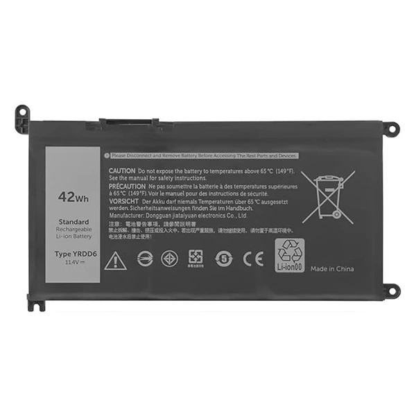 Batterie Dell Inspiron, Vostro, Latitude 3310 2-in-1, YRDD6 42Wh 11.4V 3500mAh - Haute Performance 3 Cellules