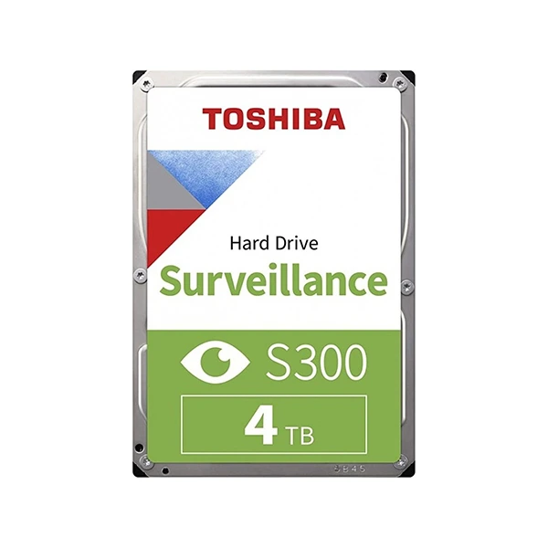 [HDWT840UZSVA] Disque Dur de Surveillance Toshiba S300 4 To 3.5" SATA III - Fiabilité 24/7 pour Systèmes DVR/NVR - HDWT840UZSVA