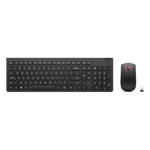 [4X31N50719] Combiné Professionnel Lenovo Essential Gen2 - Clavier AZERTY et Souris Sans Fil 2,4 GHz avec Sécurité AES et Haute Autonomie