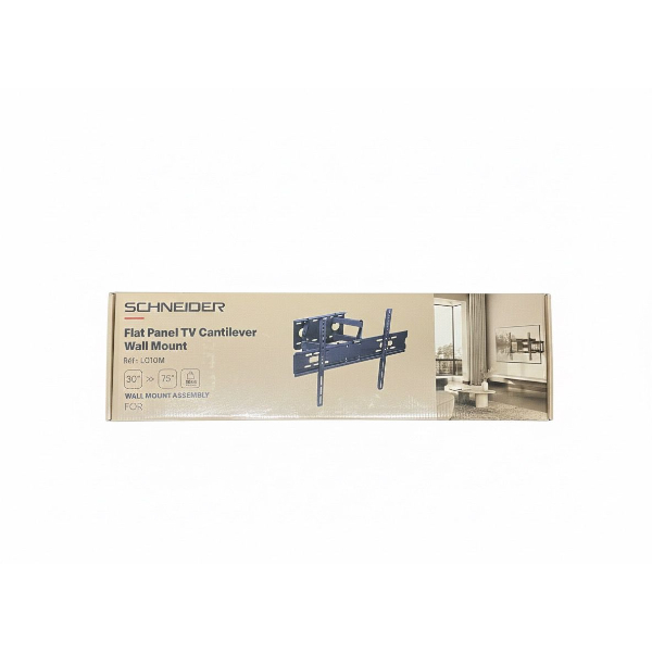 [L010M] Support TV Mural Articulé Schneider L010M – Cantilever pour Écrans 30” à 75”