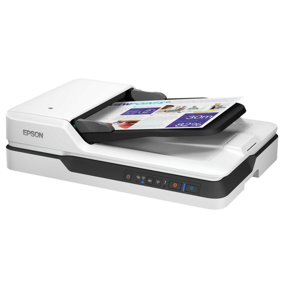 Scanner Epson WorkForce DS-1660W (B11B244402) – Scanner à Plat Wi-Fi
